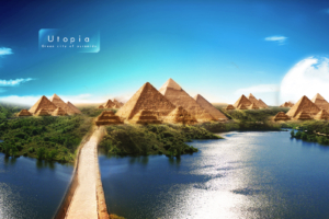 Pyramids of Utopia3728119520 300x200 - Pyramids of Utopia - Utopia, Skyline, Pyramids